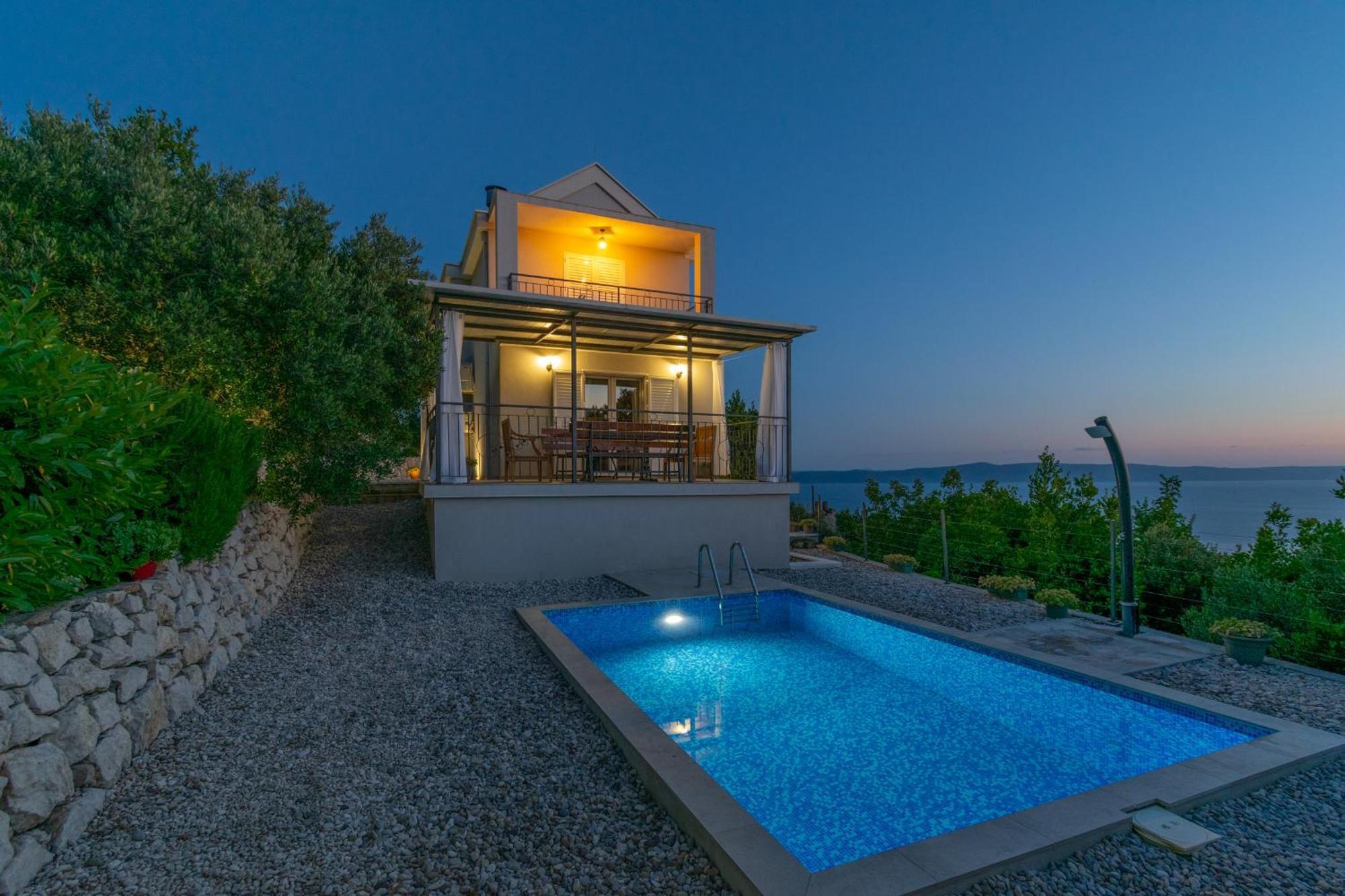 Villa With Sea View Podgora Zewnętrze zdjęcie